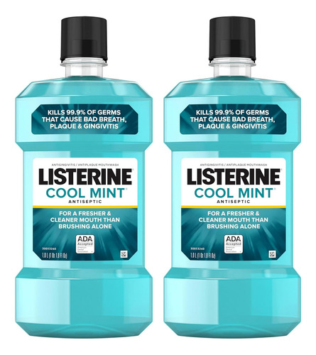 Listerine Cool Mint Enjuague Bucal Antiséptico Tratamiento C