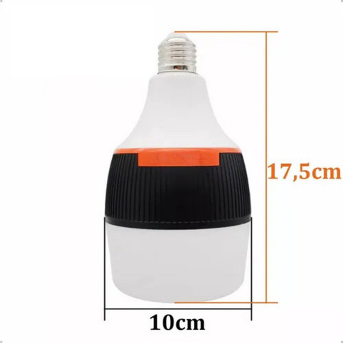 Kit 2 Lampadas De Emergencia Inteligente Led 30w Bivolt Branco