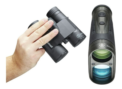 Imagen 2 de 9 de Binoculares Y Rangefinder Bushnell Prime Combo 10x42 Y 6x24