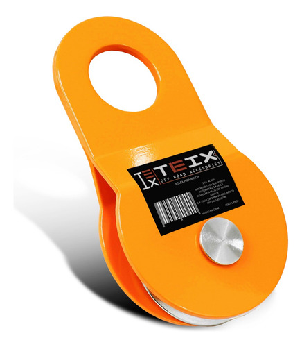 Imagen 1 de 7 de Polea Para Winch Snatch Block 10 Toneladas Cable 4x4 Offroad