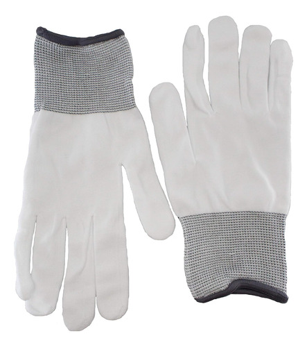 Guantes De Trabajo Elásticos Cómodos De Nailon Blanco