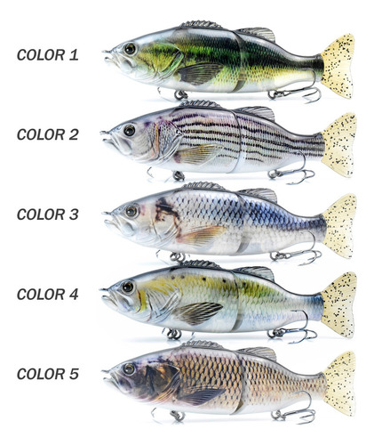 Cebo De Pesca For Truchas De 6.7 Pulgadas: 2 Segmentos Que