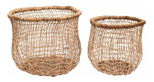 Imagen 2 de 3 de Canasto Rattan Mediano Deco Diseño Pura Home