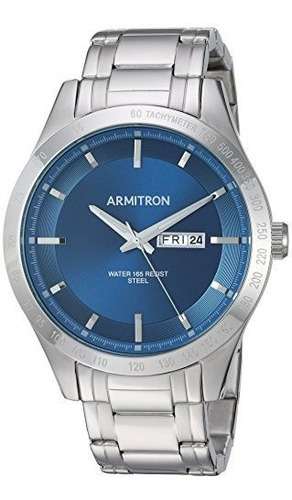 Reloj Armitron Para Hombre 20/5174nvsde Cuarzo En Acero