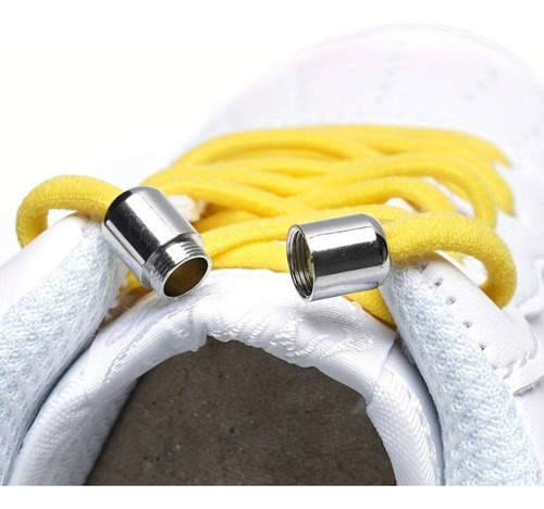 Cordones Elasticos Ajustables Para Zapatillas Adultos Niños Azul Marino