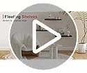 Repisas Flotantes Para Pared, Juego De 3 Repisas De Madera N