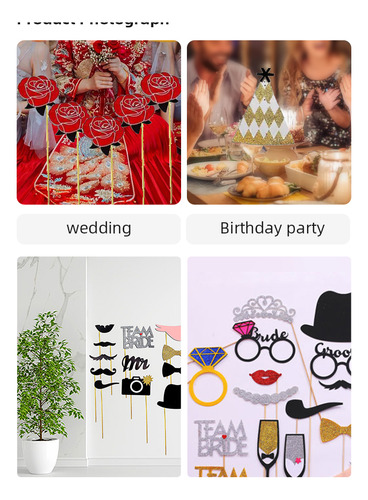 31 Piezas Creativas Para Bodas, Fiesta De Cumpleaños, Bricol