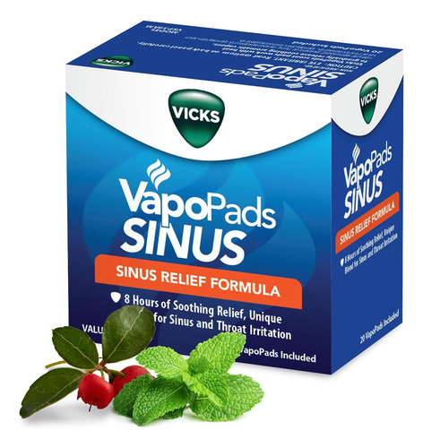 Vicks Vapopads 20 Repuestos Aromáticos Para Senos