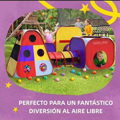 Casita De Juegos Con Túnel Y Alberca 5/1 (Usado)