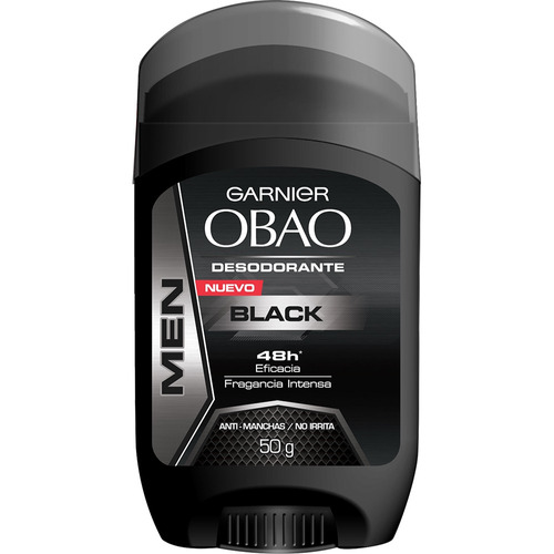 Desodorante Barra obao Men Black     50 Gr
