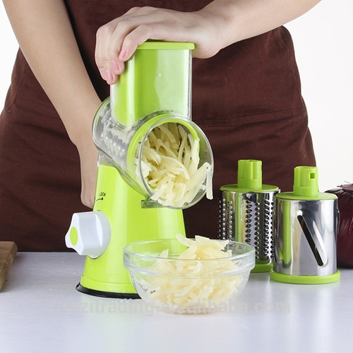Imagem 6 de 9 de Cortador Legumes Espiral 3 Lâminas Rala Verduras Promoção