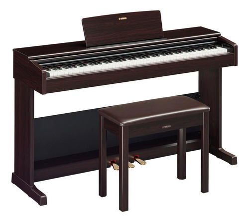Piano Digital 88 Teclas Yamaha Arius Ydp-105 Rosewood