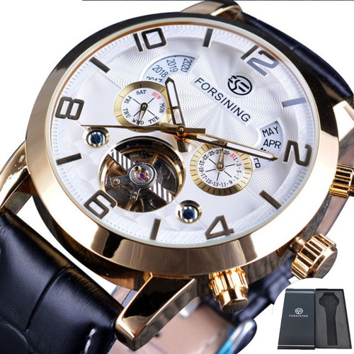 Reloj Forsining Mechanical Calendar Tourbillon