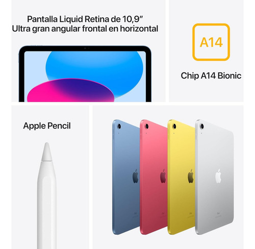 Apple iPad 10.9' 10th Gen 4gb 256gb 2022 Azul