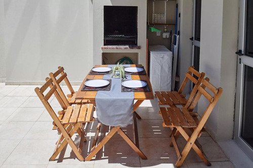 Departamento 2 Ambientes Con Terraza , Parrilla Y Cochera