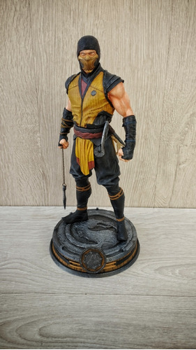 Figura 3d Scorpion Mortal Kombat - 27cm