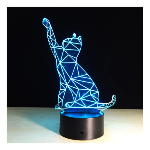Lampara Usb Gato Patita Con Aplicación