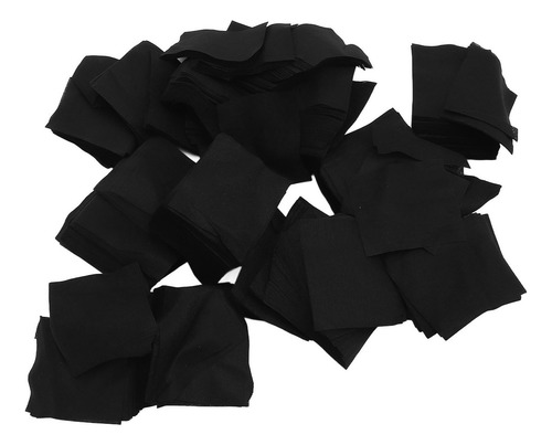 * Almohadillas Cosméticas Desechables De Algodón Negro,