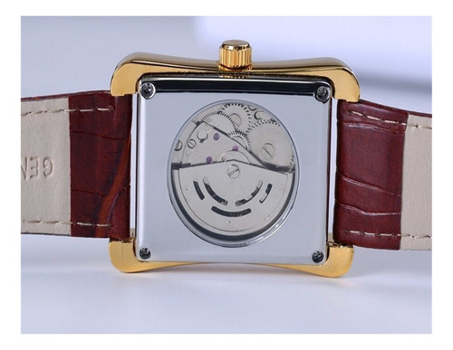 Nuevo Reloj Automático Retro Rectangular De Lujo Sewor
