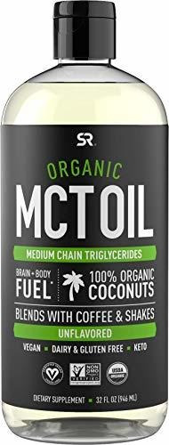 Aceite Mct Organico Derivado De Cocos Organicos Sin Omg