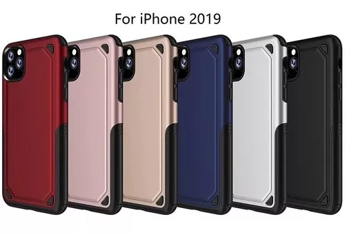 Funda De Uso Rudo Para Iphone 11 Transparente Más Mica 9d