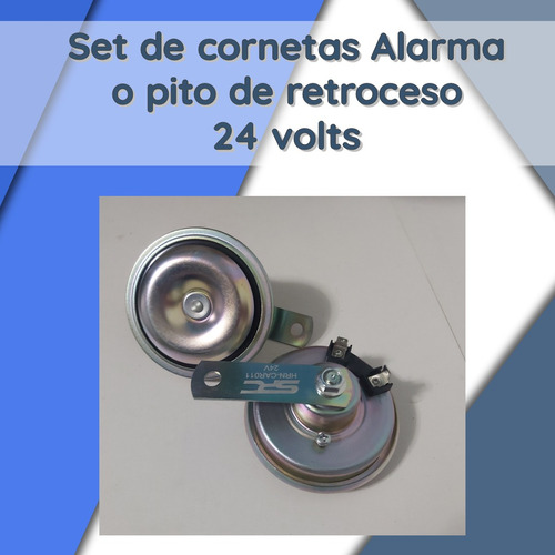 Set. De Cornetas De Pito 24volts