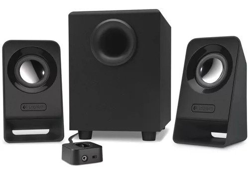 Bocinas Logitech Z213 Subwoofer 2.1 7w Rms 980-001224 Pc Mac Color Negro