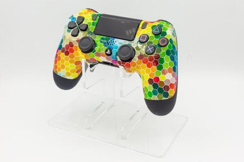 Controle Stelf Ps4 Com Grip Rainbow Hive