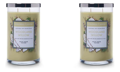 Woodland Willow - Vela Perfumada En Frasco, Colección Classi