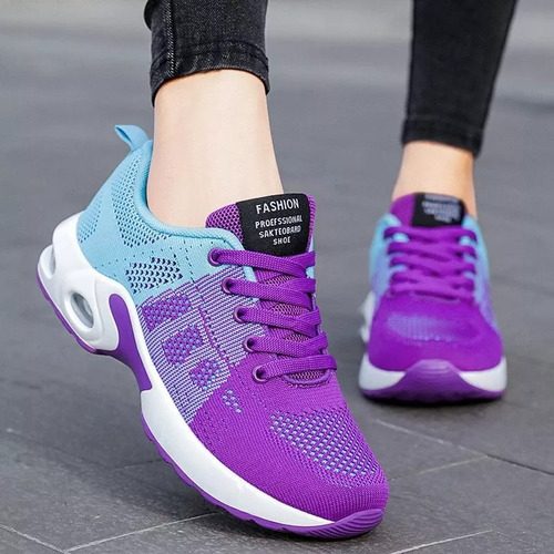 Zapatillas Deportivas, Informales, Transpirables, Para Mujer