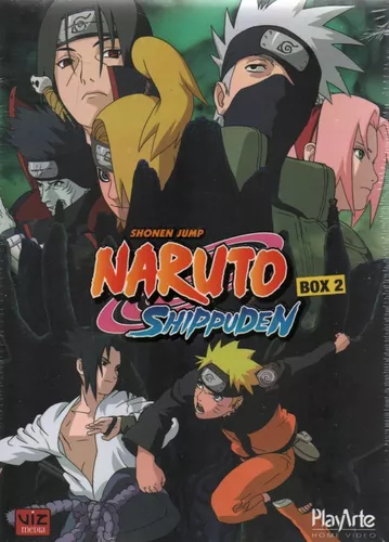 Naruto Shippuden 1ª Temporada Box 2 - 5 Dvds Lacrado