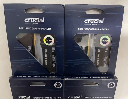 Memória Crucial Ballistix Rgb Ddr4 3600mhz Cl16 2x8gb 16gb