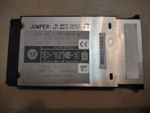 Allen Bradley 1785-me64 Series A Rev S01 64k Eeprom Memo Jjc