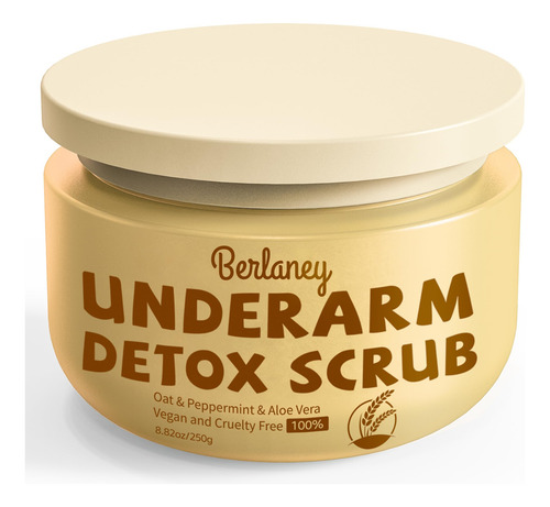 Exfoliante Desintoxicante Armpit Berlaney Oat 260 Ml Con Men