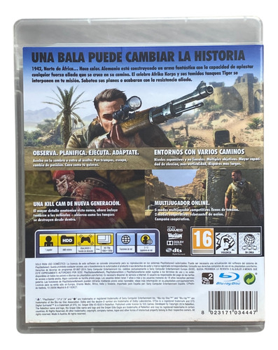 Sniper Elite Iii - Físico Ps3