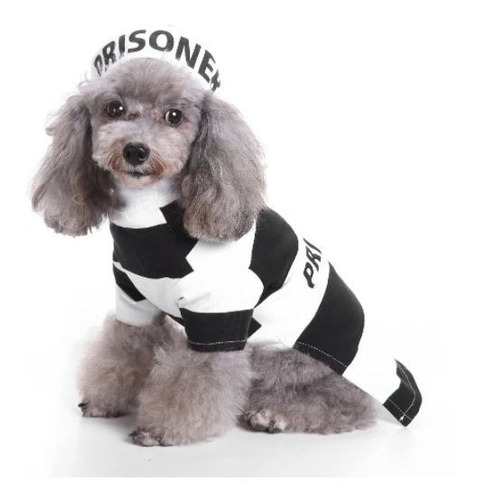 Disfraz Prisionero Ropa Mascota Perro 