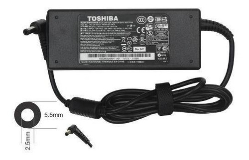 Imagen 1 de 1 de Cargador Toshiba 19v 4.74a Punta 5.5*2.5mm **tienda Física**