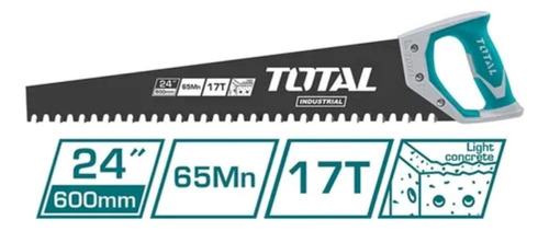 Serrucho Para Concreto 24 Pulgadas Total Thtlcs1241 Turquesa