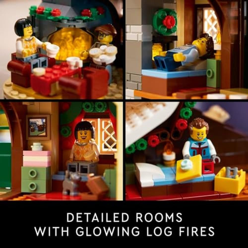 Lego Alpine Lodge Set Para Adultos Cabaña Invierno 10325