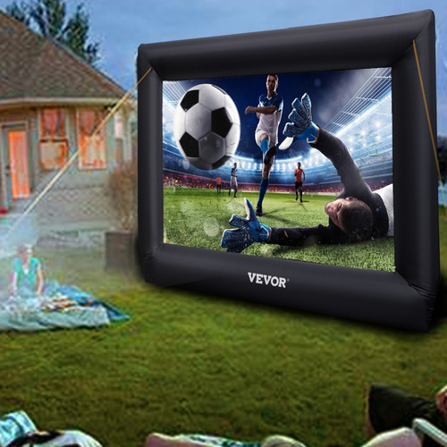 Vevor Pantalla Inflable De Película 24pie Al Aire Y Soplador