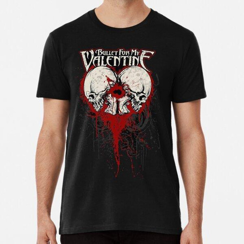 Remera Music Vintage Bullet For My Valentine Two Skull Gift 