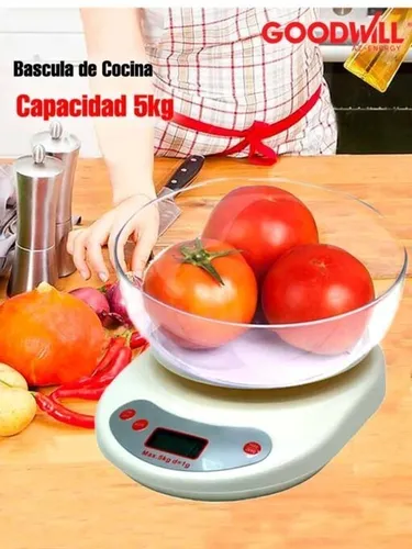 Báscula para alimentos con capacidad de 3 Kg