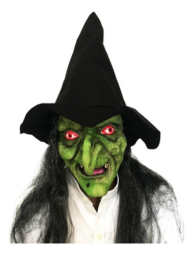 Máscara De Bruxa Assustadora De Halloween, Estilo A