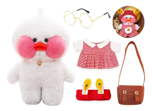 Pato Lalafanfan Tiktok Peluches Kawaii Lentes Cartera Ropa