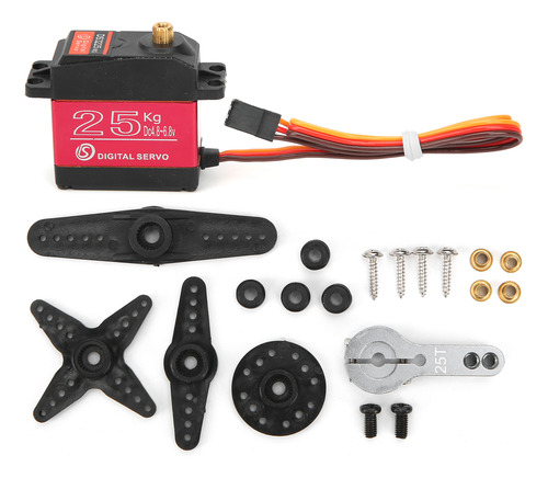 Servo Para 1/8 1/10 Rc Ds3225mg, 25 Kg, Resistente Al Agua,