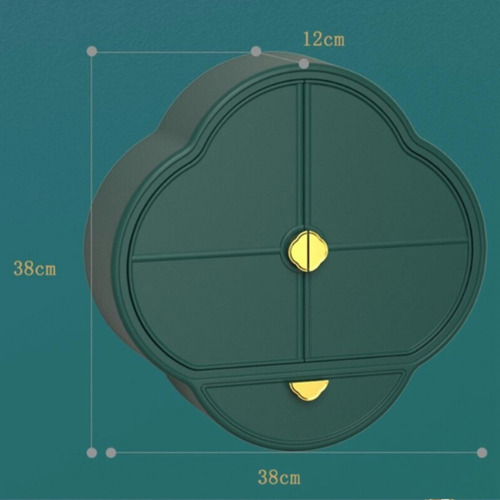 Imagen 3 de 7 de Joyero Organizador De Pared Doble Puerta Para Cosméticos