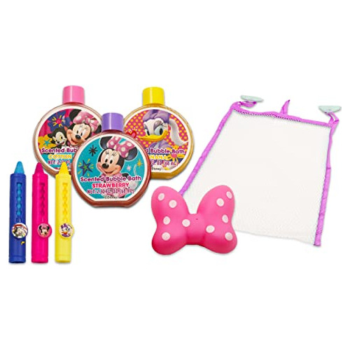 Disney Minnie Mouse - Paquete De Baño De 10 Piezas De Minnie