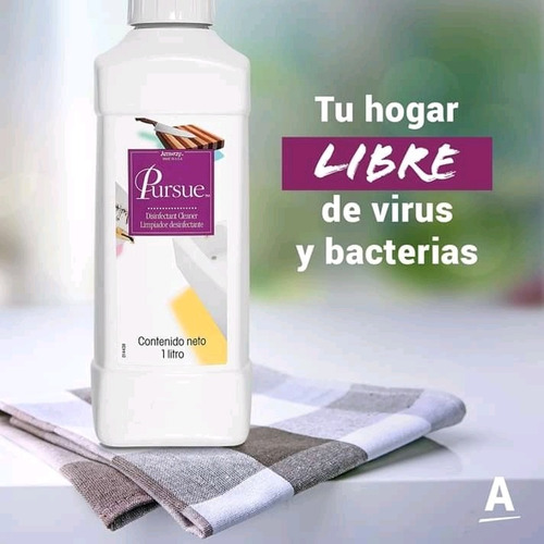 Imagen 5 de 5 de Pursue Desinfectante Concentrado Amonio Cuaternario