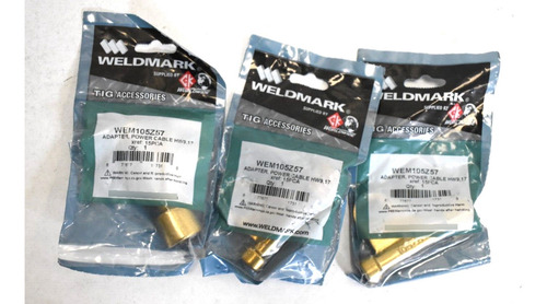 3 Weldmark Wem105z57 105z57 Tig Power Cable Adapter Ccy