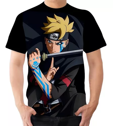 Camisa Baby Look Feminino Anime Naruto Olhos Personagens Desenho